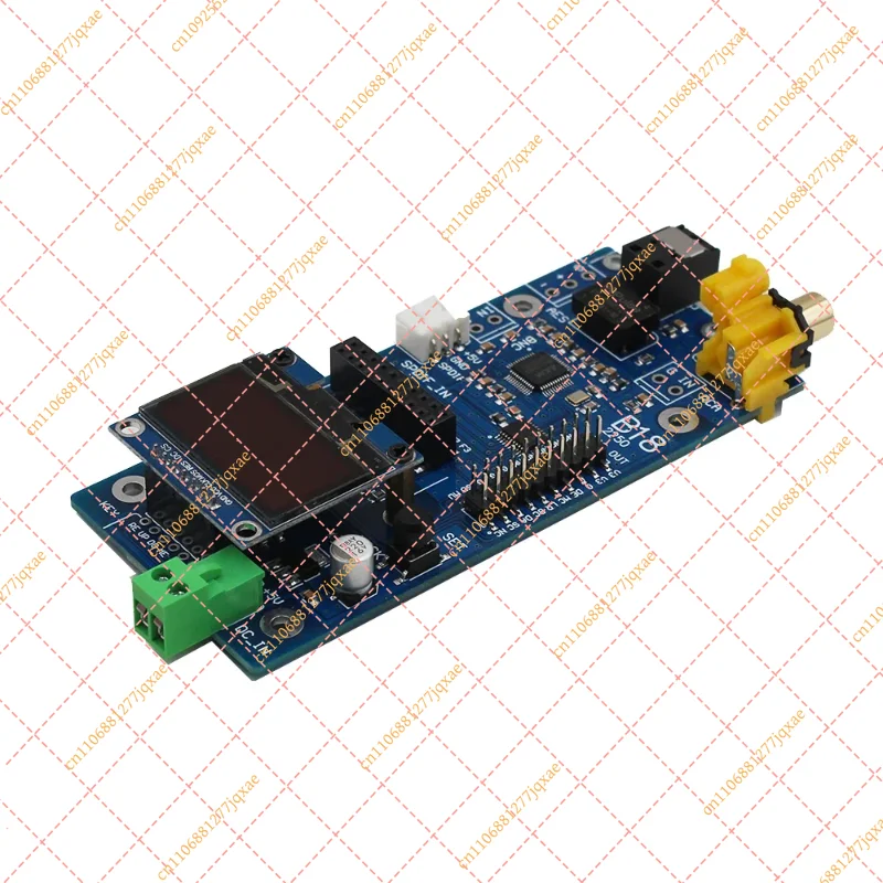 AK4118 Digital Receiver Board Audio Decoder DAC SPDIF to IIS Coaxial Optical USB AES EBU Input Support XMOS Amanero 1.3inch OLED