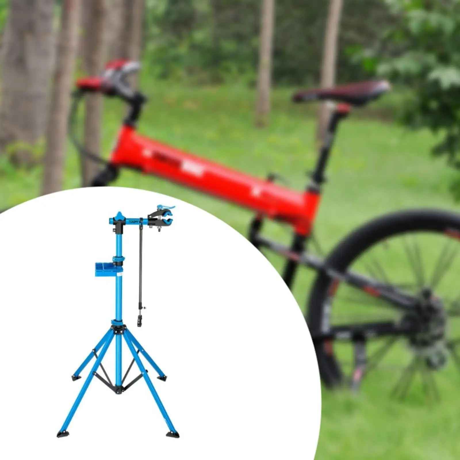 

Bicycle Mechanic Workstand Bike Work Stand Mountain Road Bikes Maintenance Bicycle Repair Rack Bike Repair Stand for Garage