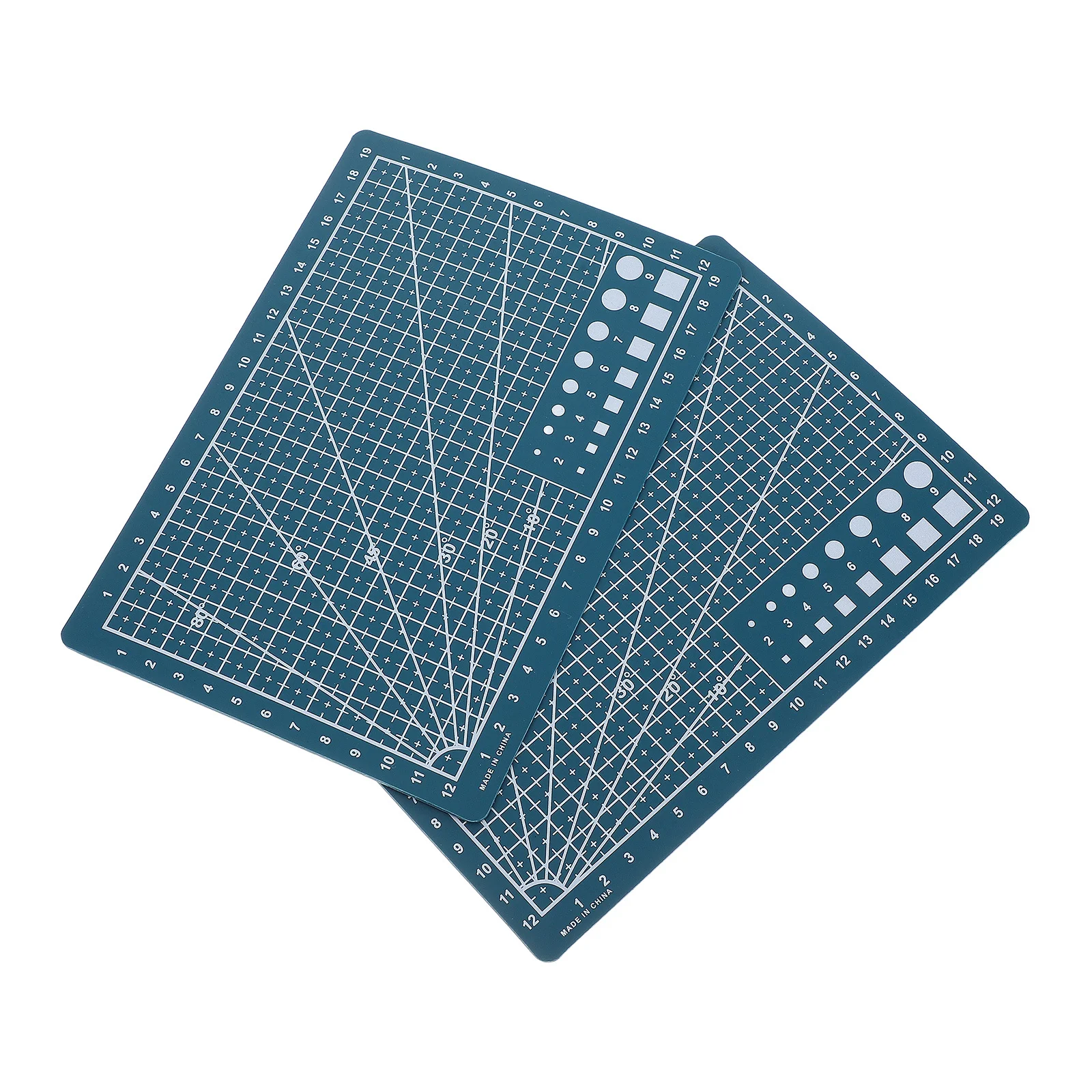 Tapete de pvc autocurativo de dupla face a5, 2 peças, com linhas de grade, para scrapbooking, acolchoamento, projetos de artesanato, almofada de corte de tecido grande