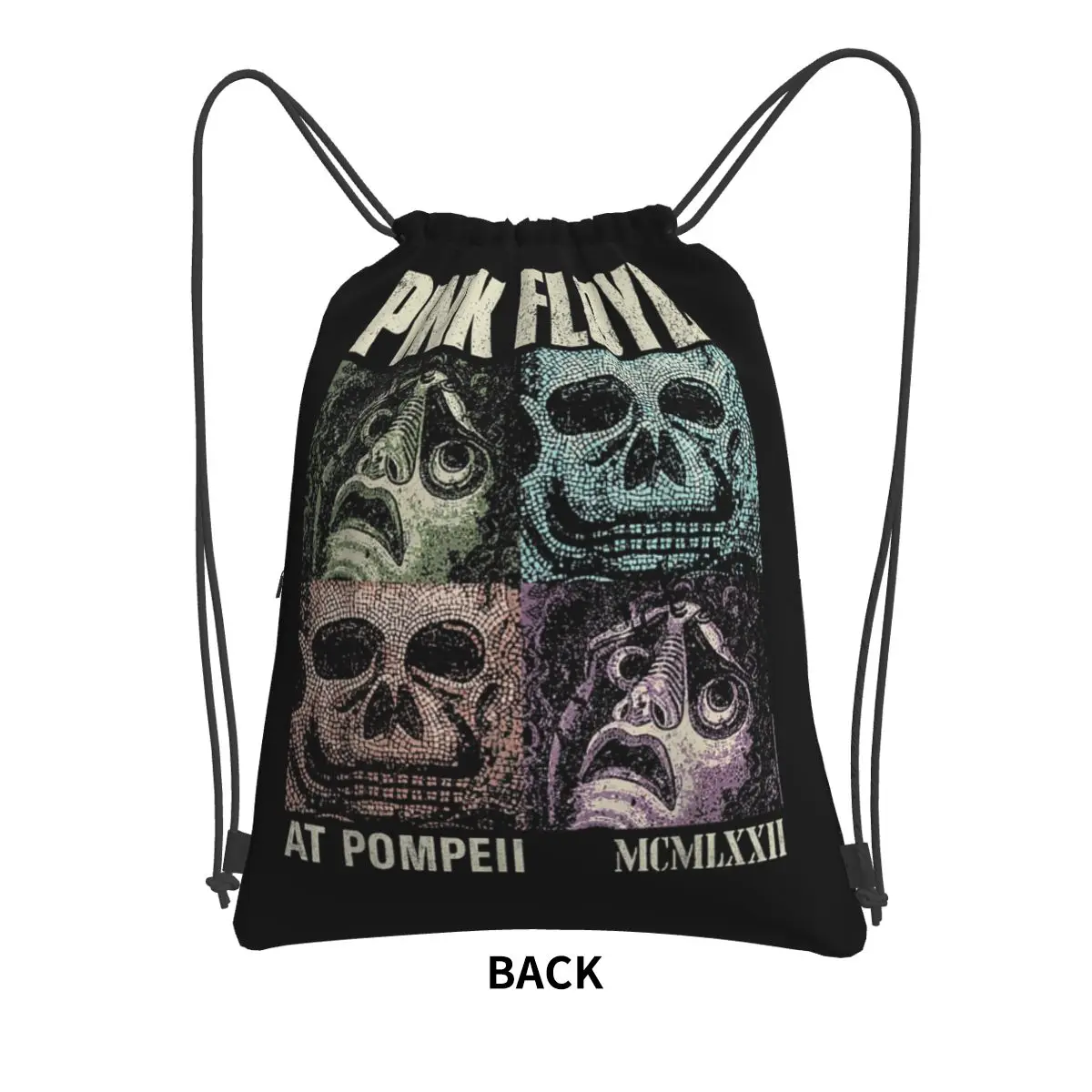 Pink Floyd Live At Pompeii Memento Mori Backpacks Multi-function Drawstring Bundle Pocket Shoes Bag Book Bags for Travel School