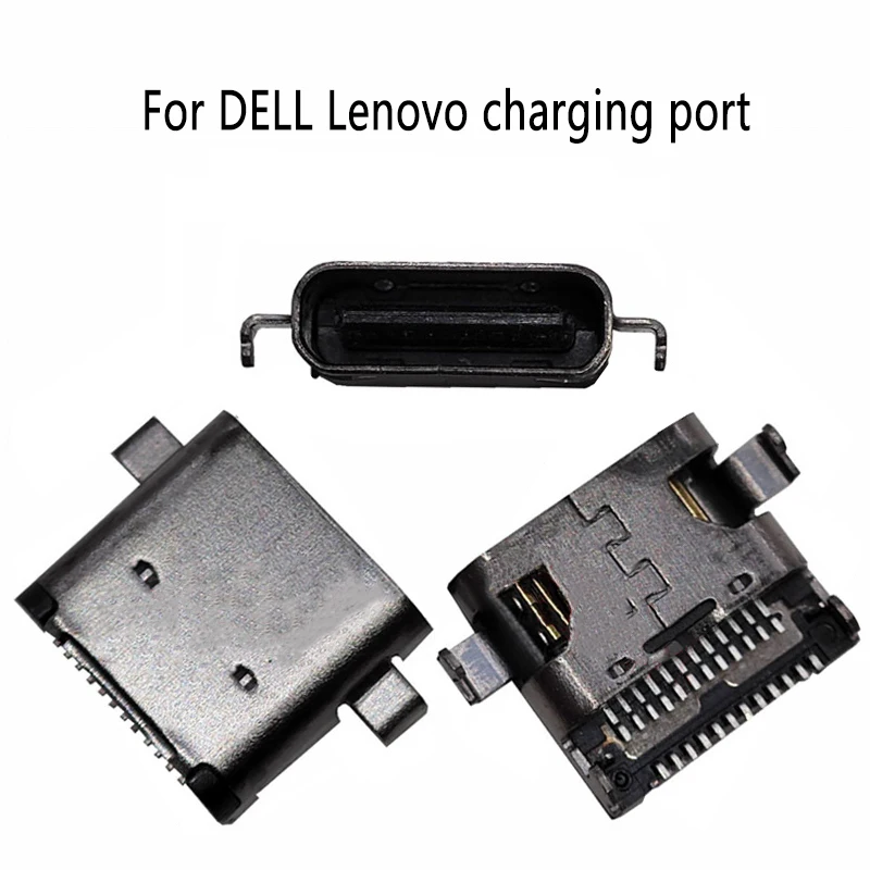 1pc Type-c Female USB Connector For Lenovo ThinkBook 13S 14s G2 ITLARE2021TYPE-C Charging Port Power Plug For DELL Latitude 5400