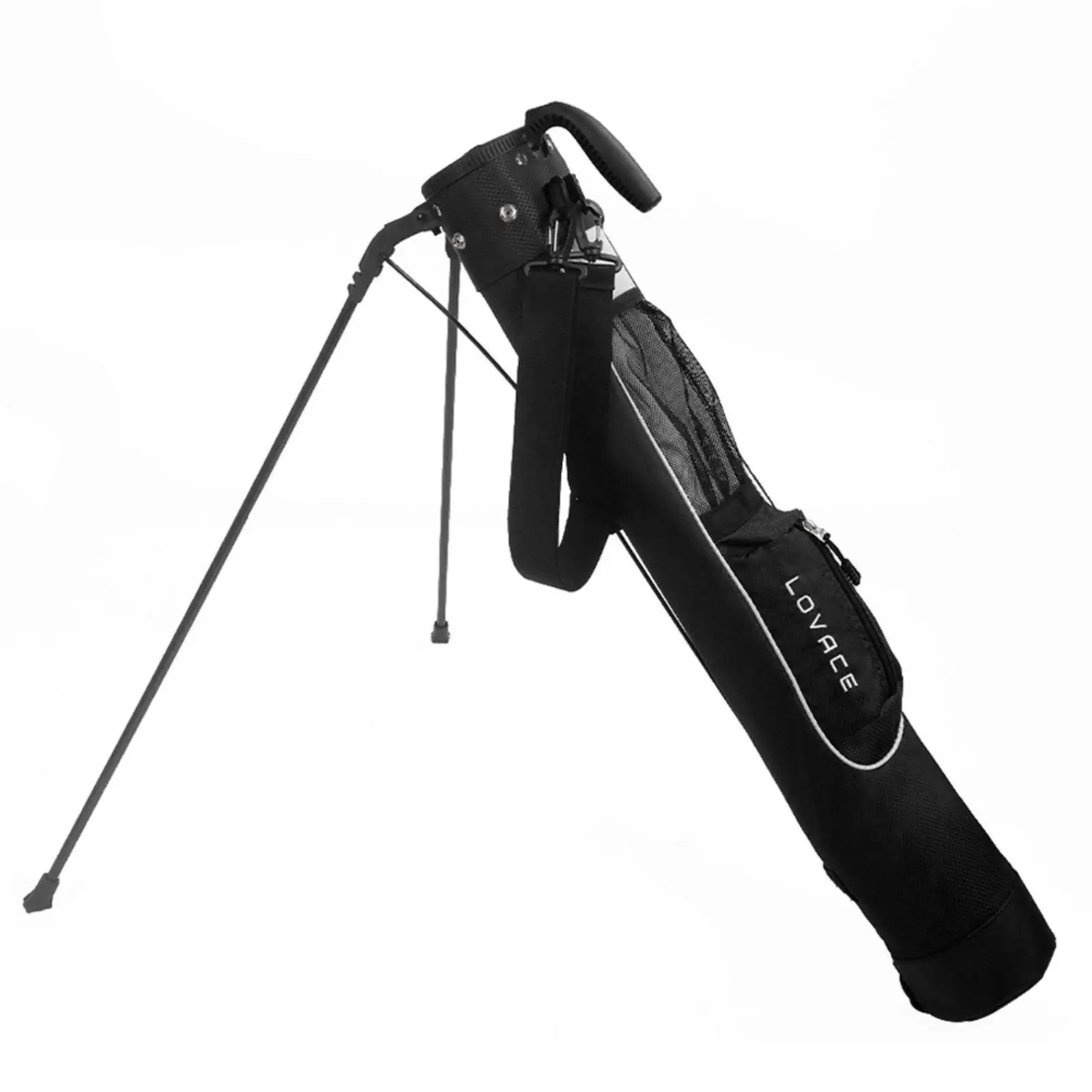 Space Saving Golf Equipment Case Compact Stand Bag Lightweight Caddy Carrier for Training Travel