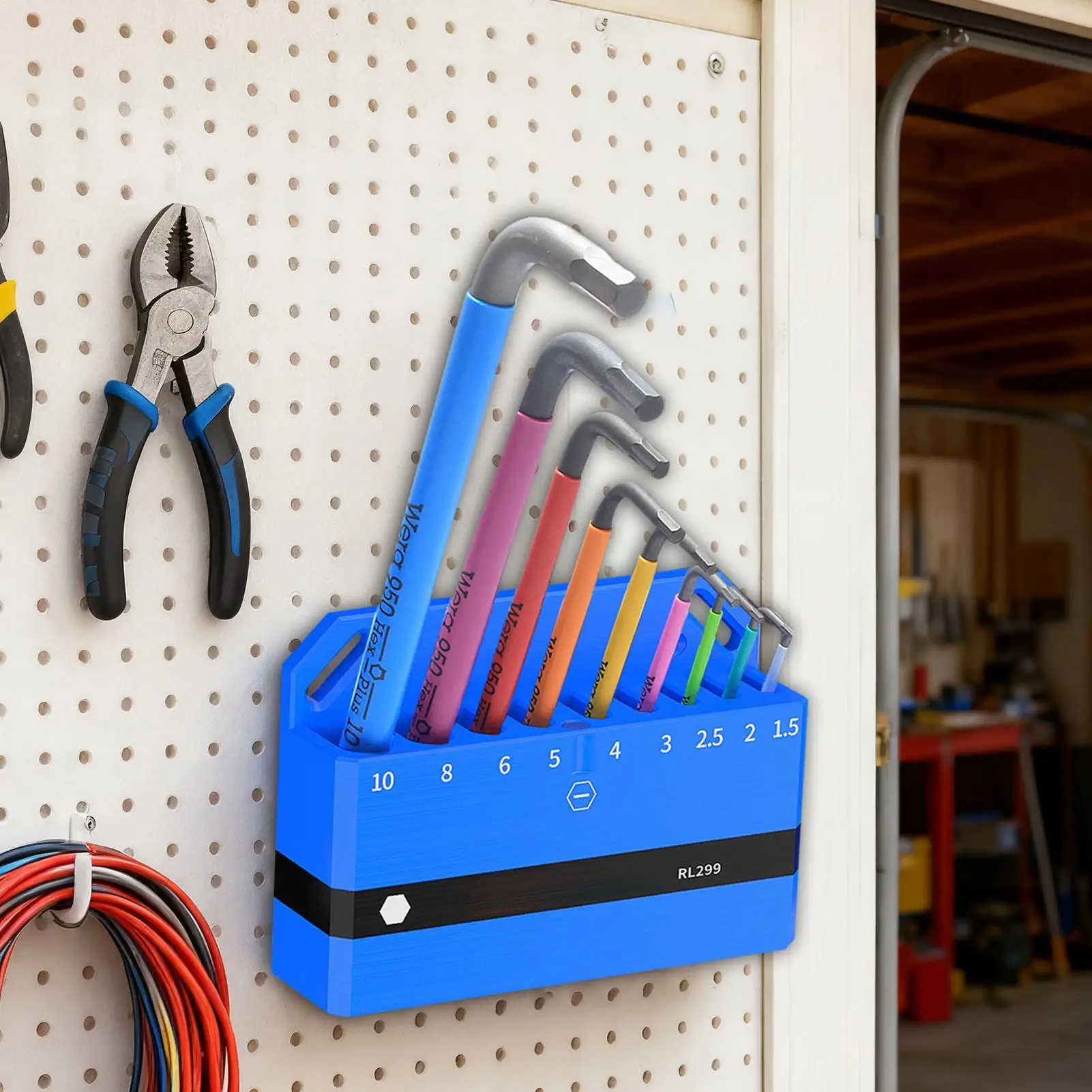 وجع المنظم حامل الأدوات المغناطيسي وجع الرف للدراجة عرافة المفك أداة إصلاح جدار منظمة عرض ورشة المرآب