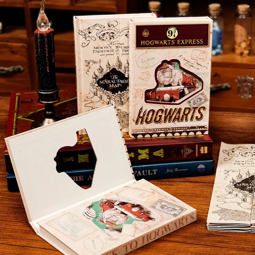 هاري بوتر غلاف فني دفتر مخطط ورقة مذكرات جدول الأعمال السنوي الشهري دفاتر طالب المدرسة التخطيط القرطاسية الهدايا