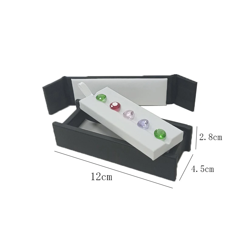 Wholesale Jewelry Gem Display Box Case Loose Diamond Storage Tool Coin Jar Show Tray Gem Pot Gemstone Organizer Holder Container
