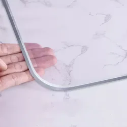 Durable PVC Tablecloth, Heat-Resistant & Waterproof Transparent Table Protector | Scratch-Proof Clear Plastic Cover for Dining