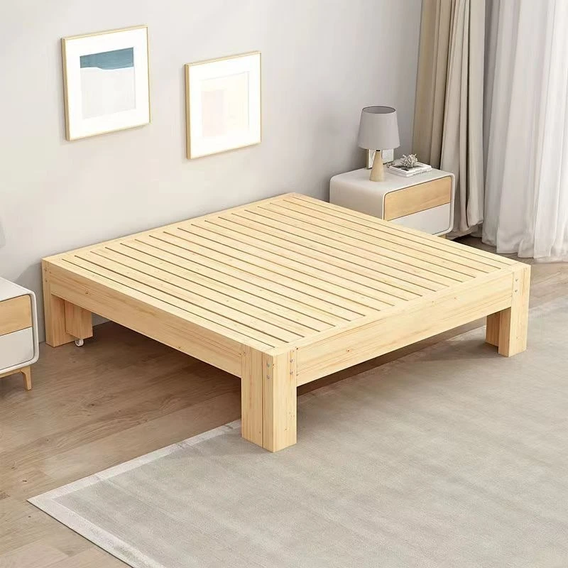 wood tatami Folding bed simple dual-purpose multi-functional retractable bed single pull-out cama individual bedroom furniture