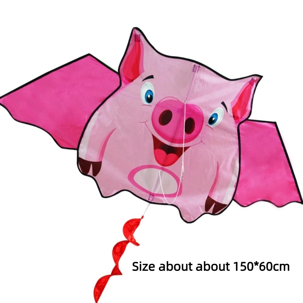 New 1.6m Tail Cartoon Kite Easy to Fly Colored Children's Kite Large 3D Plastic Flying Toy Enhance Coordination