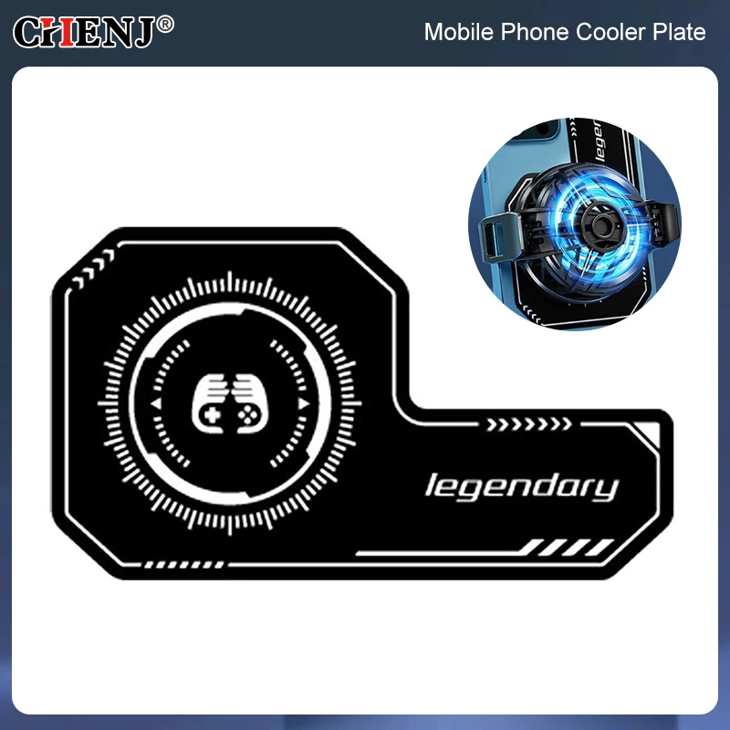 Phone Radiator Magnetic Suction Heat Dissipation Patch Pad Mobile Phone Cooling Plate Heat Sink Expend Gaming Radiator Stickers
