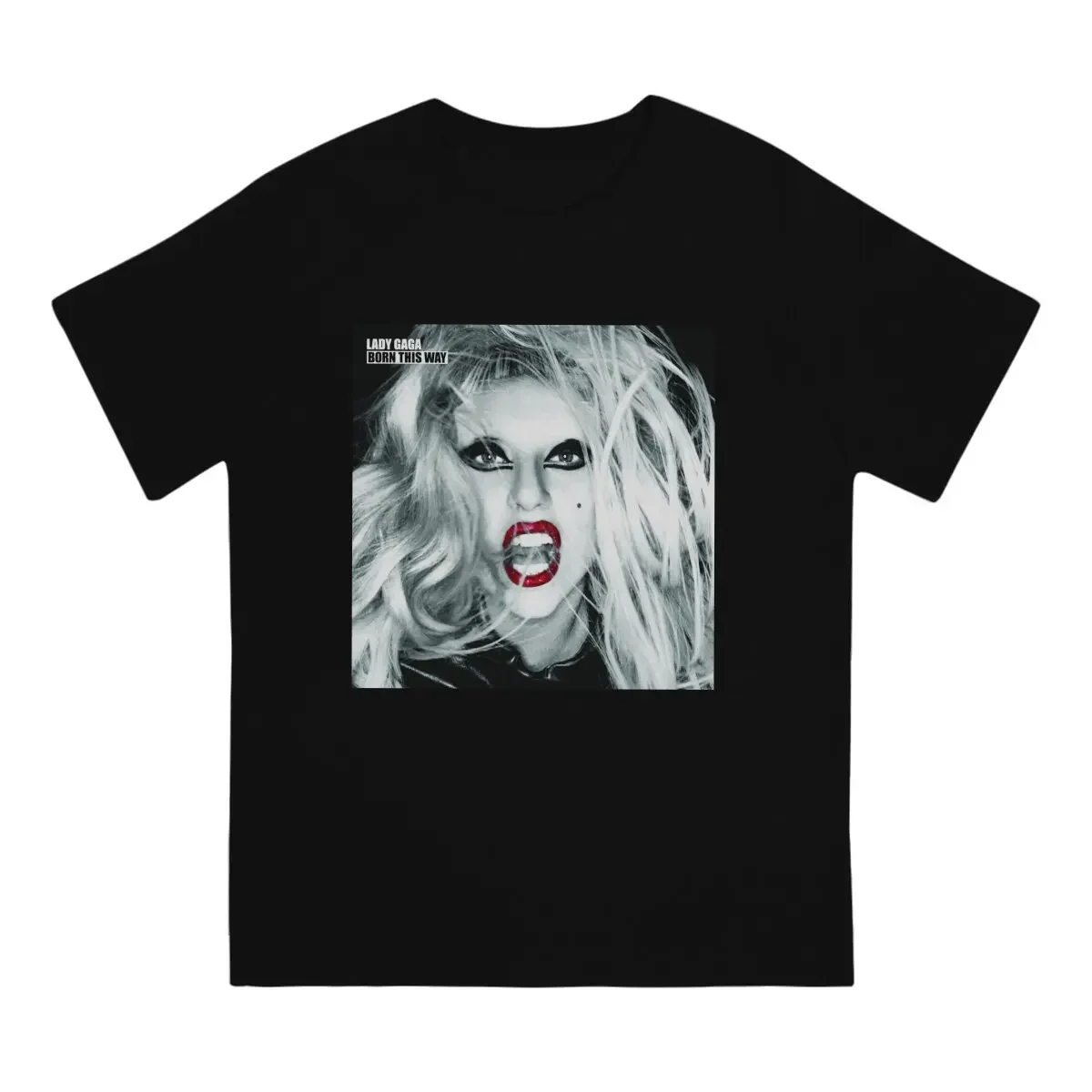 Born This Way Hip Hop TShirt L-Lady Gaga Leisure T Shirt Newest T-shirt For Men Women