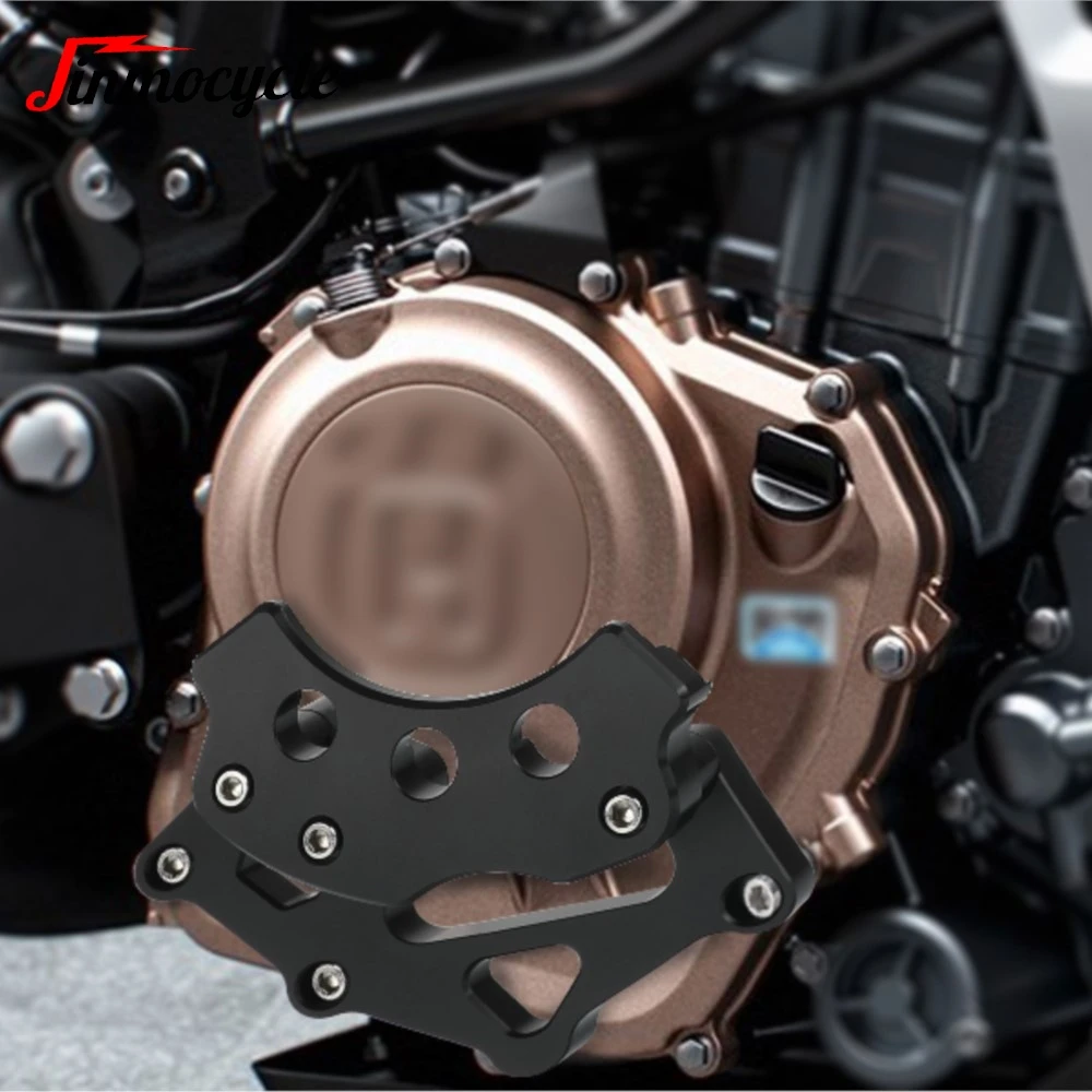 For Husqvarna Vitpilen/Svartpilen 250/401 Motorcycle Accessories Side Panniers Rack Rear Rack Oil Filter Cap Front Caliper Guard - Image 2