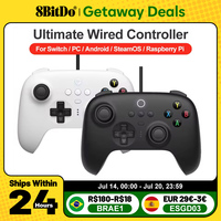 8BitDo Ultimate Gamepads PC Controller for Nintendo Switch Wired Controle for Windows 10 11 Android Steam Deck Raspberry Pi