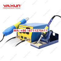 Yaxun 881D electric soldering iron+hot air gun 2-in-1 disassembly soldering station maintenance heating pry chip