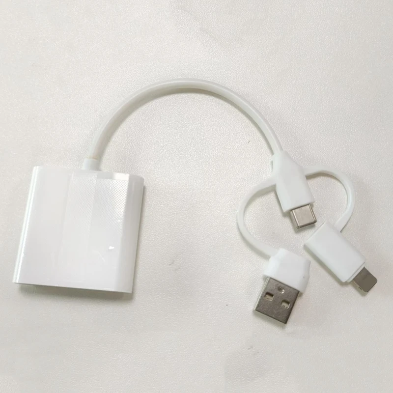 SD TF 2.0 Card Reader For Iphone Ipad USB2.0 USB-C Connector Memory Card Reader SD And TF Card Adapter For Video Picture