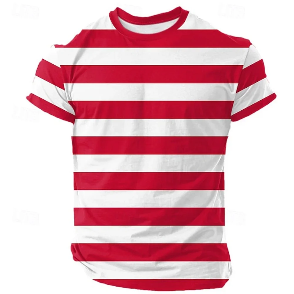 Thumbnail 3 - #22 Trending Mens Classic Striped T-Shirts Right Now