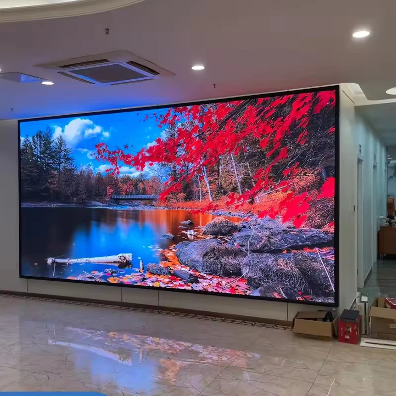 High Visibility P1.25 P2 P2.5 Indoor Fixed LED Screen Video Wall New Model for Retail Store & Shopping Mall Advertising Display