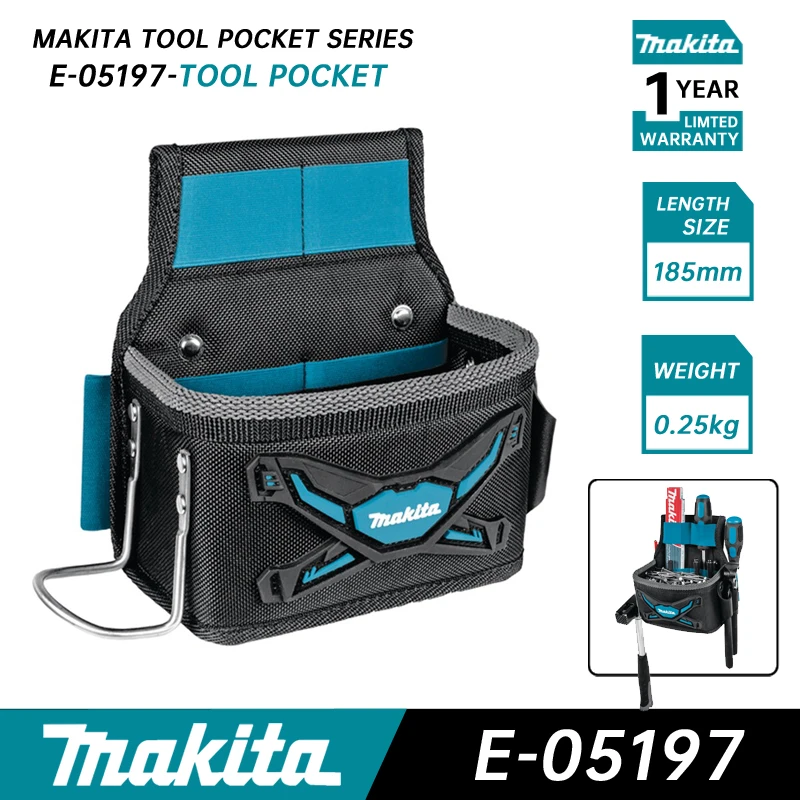 Makita Universal Pouch and Drill Holster L/R Handed E-05125 E-05131 E-05147 E-05197 E-05206 E-05212 E-05240 E-05321 E-05393