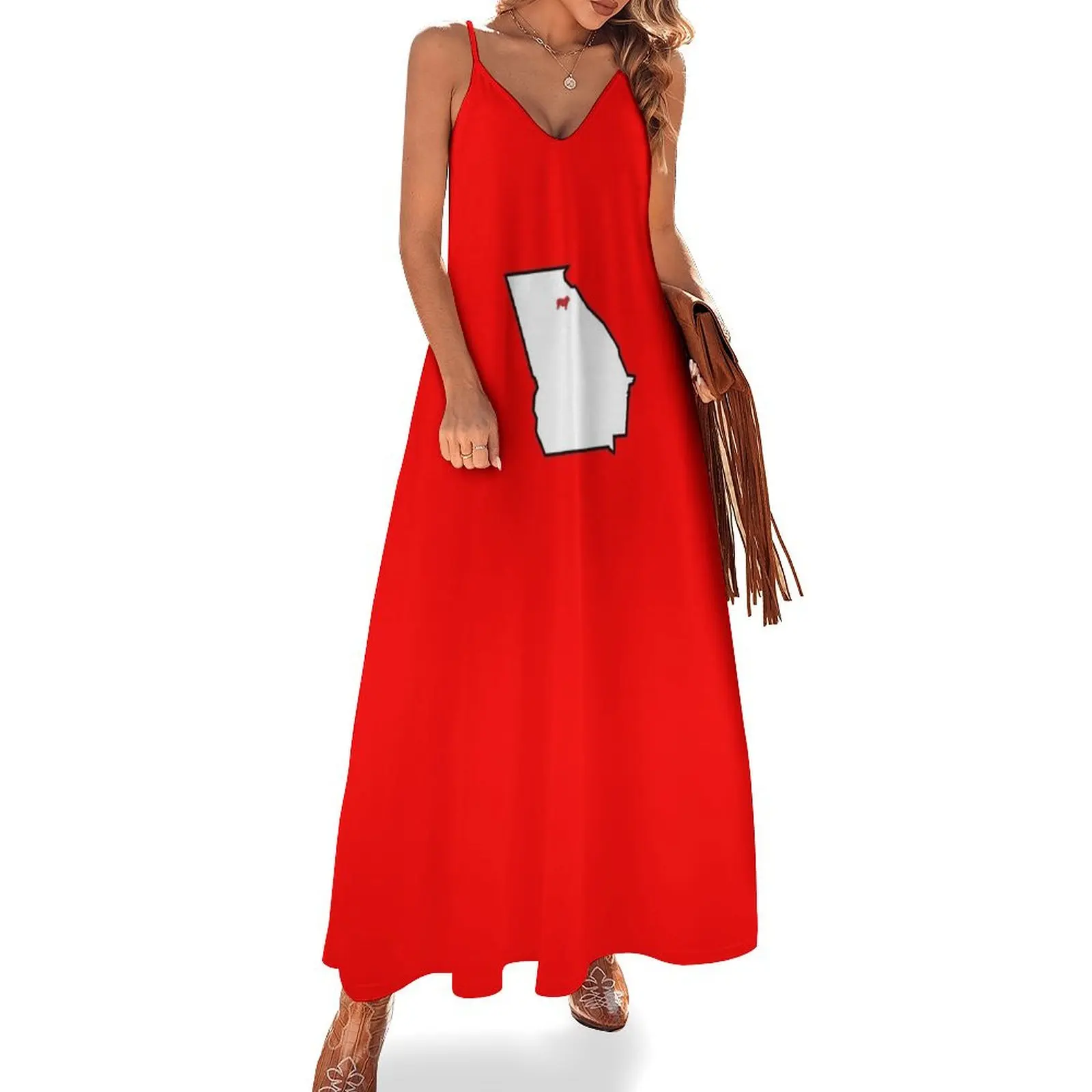 

Let's Go Georgia Sleeveless Dress summer dresses womens 2025 Clothing Women's summer dresses Long dresses