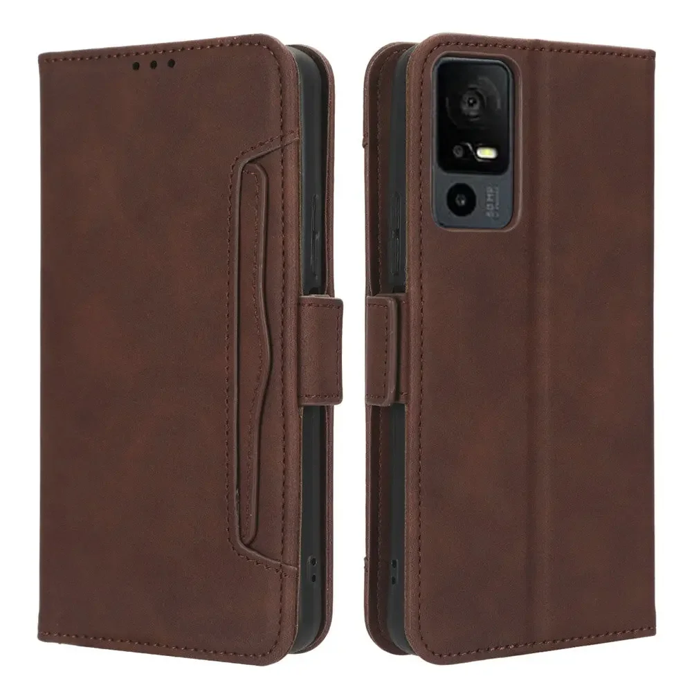 For TCL 50 5G 2024 Leather Wallet Case Portable Card Slot Book Funda TCL 50 SE Case Phone TCL50 50SE 501 502 505 T509K Flip Capa