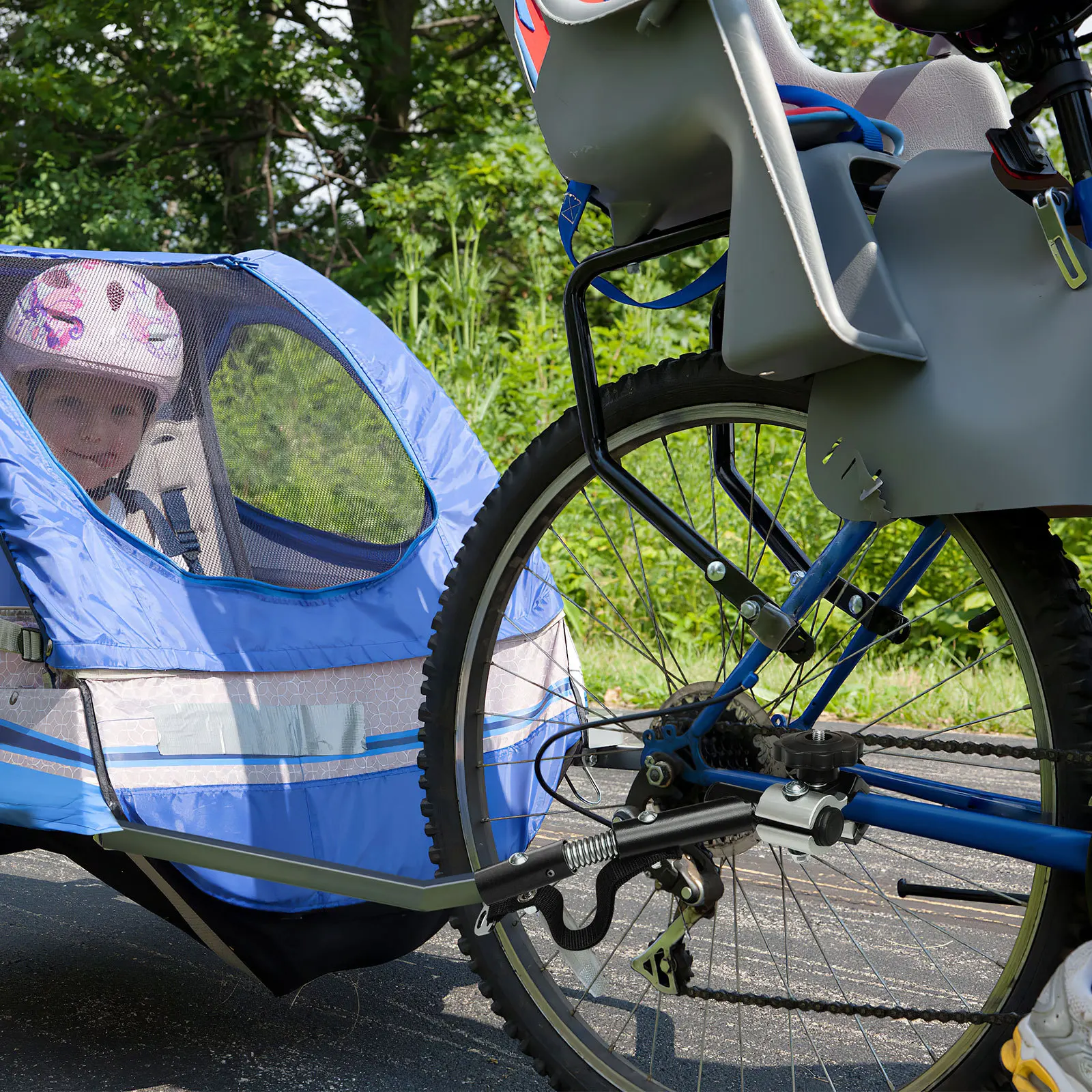 

1Pcs Universal Bike Trailer Hitch Aluminum Alloy Coupler Attachment Stable Connector for Trailer Towing Solutions