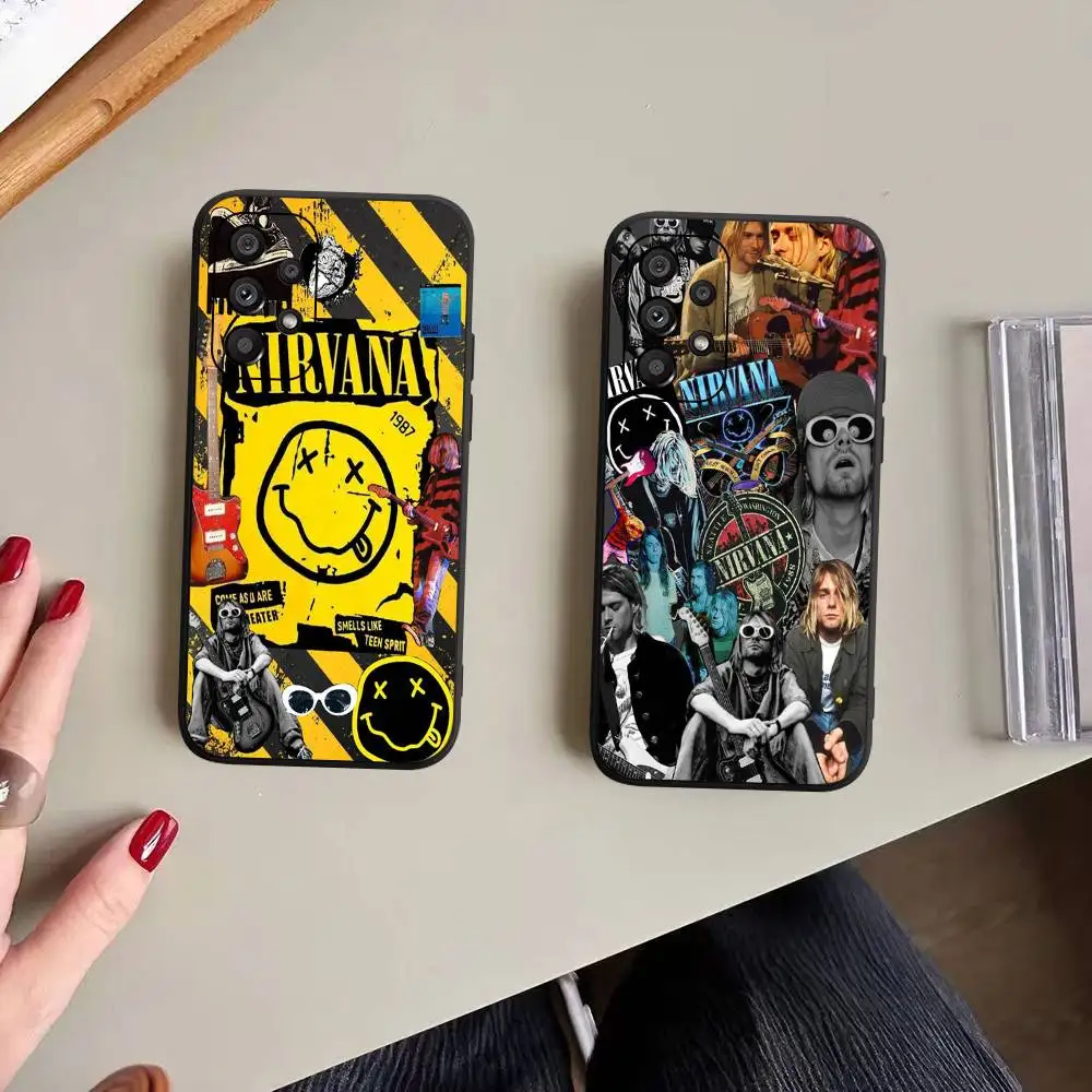Hot Popular N-Nirvana Rock Band Phone Case For Samsung A 52 53 21 32 13 12 71 31 51 40 72 73 70 22 42 50 30 20 21 Shell