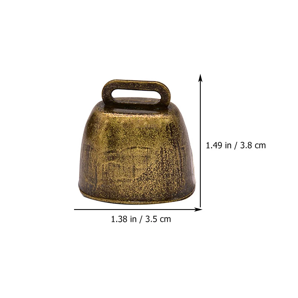 4 Pcs Metal Cow Bell Iron Farming Accessories Bells Cowbells Cattle Brass Grazing Supplies