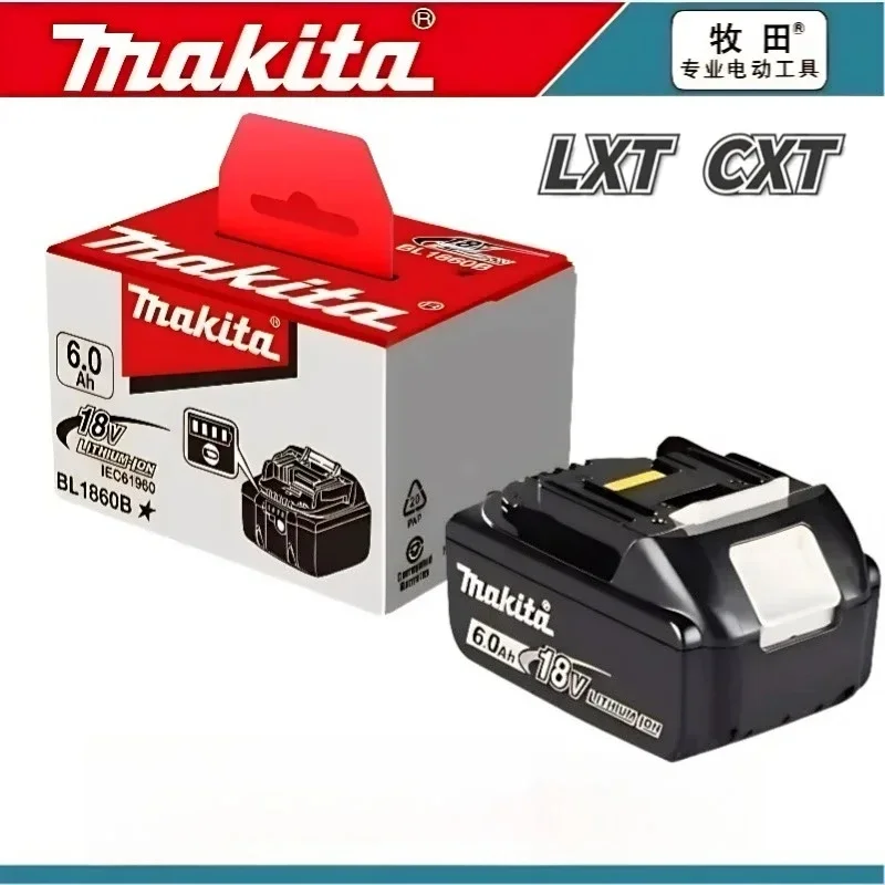 

️100% Genuine 18V Makita 6Ah Makita Battery BL1840 BL1830B BL1850B BL1850 BL1860 BL1815 Replacement Lithium Battery