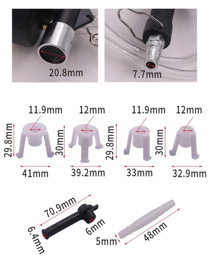 1L 0.75L سيارة الفرامل النازف الهيدروليكية ضخ السائل مضخة عدة تغيير النفط تطهير خزان أنابيب أداة إصلاح شاحنة دراجة نارية الملحقات