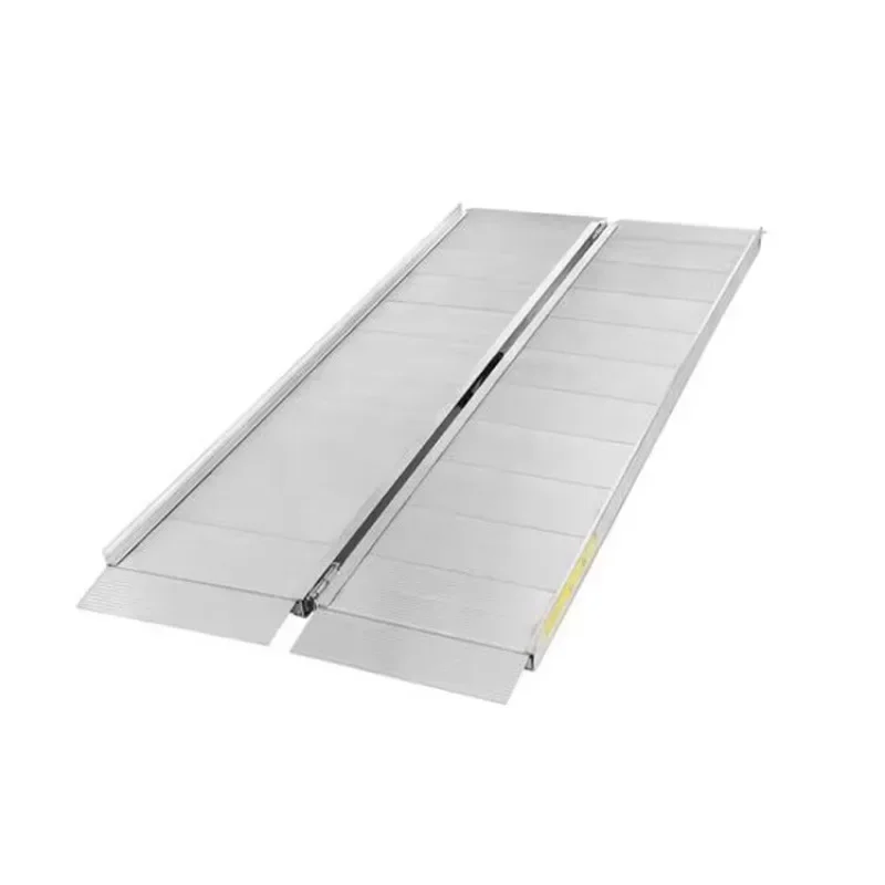 Aluminum Folding Wheelchair Ramp, Portable Threshold Ramp 6', for Scooter Steps Home Stairs, 72