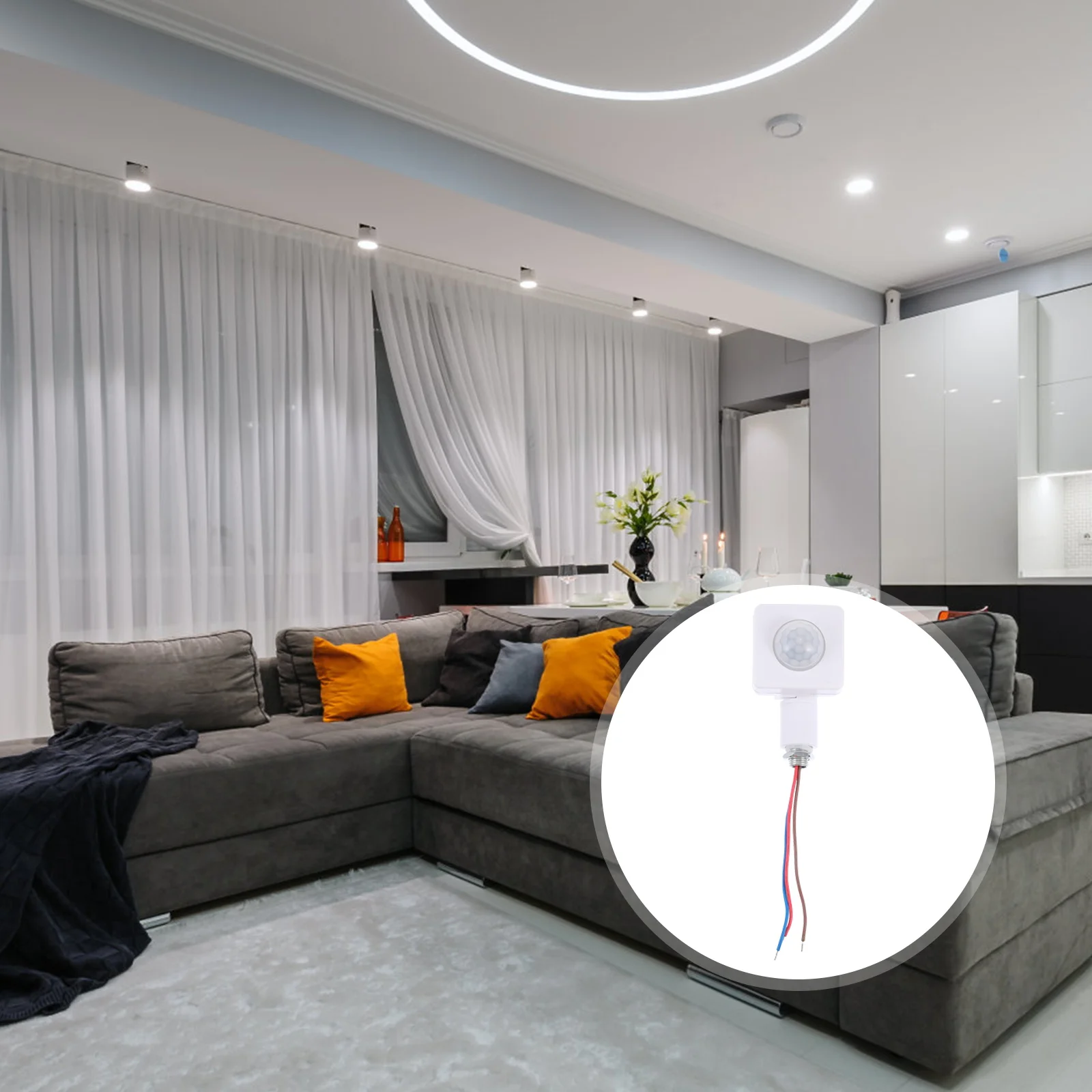 

Infrared Motion LED Night Light Auto Wall Lamp Lighting for Home Kitchen Bedroom Study