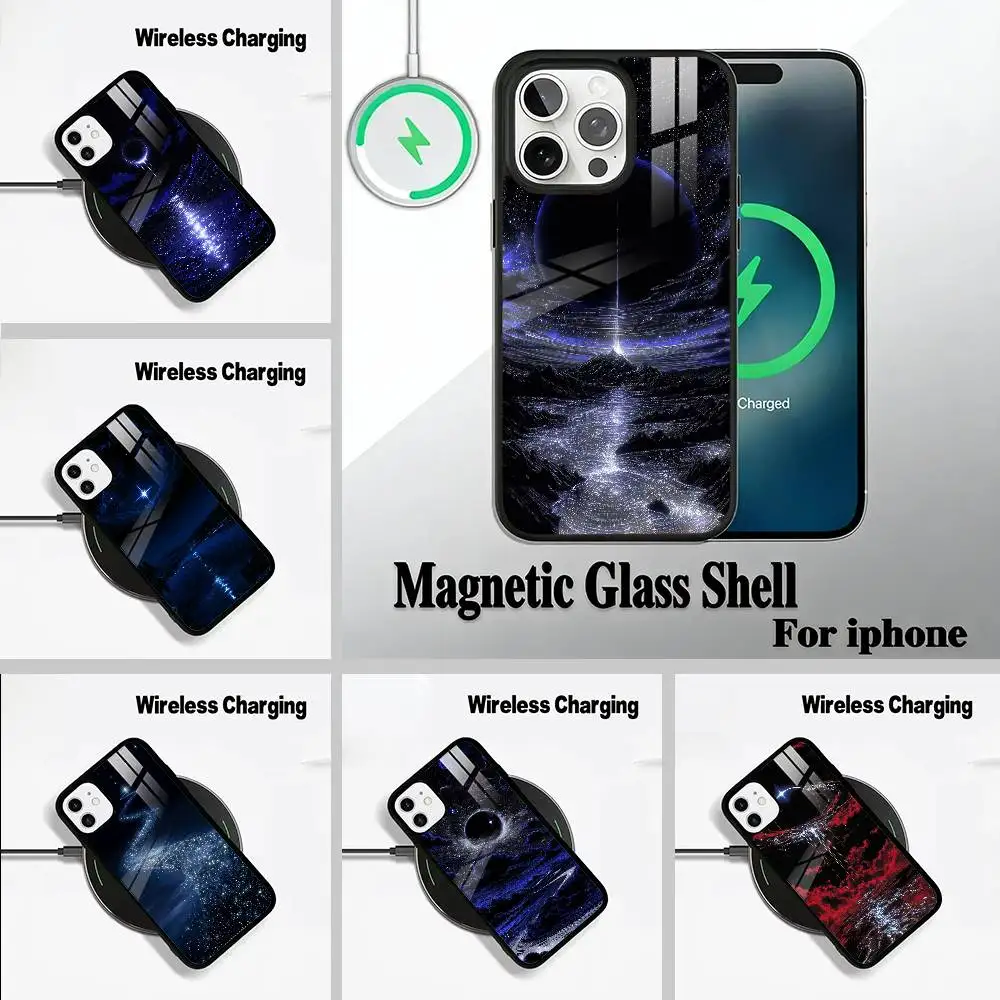 

The Galaxy Enters Your Dreams For IPhone17 16 15 14 13 12 11 Plus Pro Max Plus Wireless Charger Phone Case