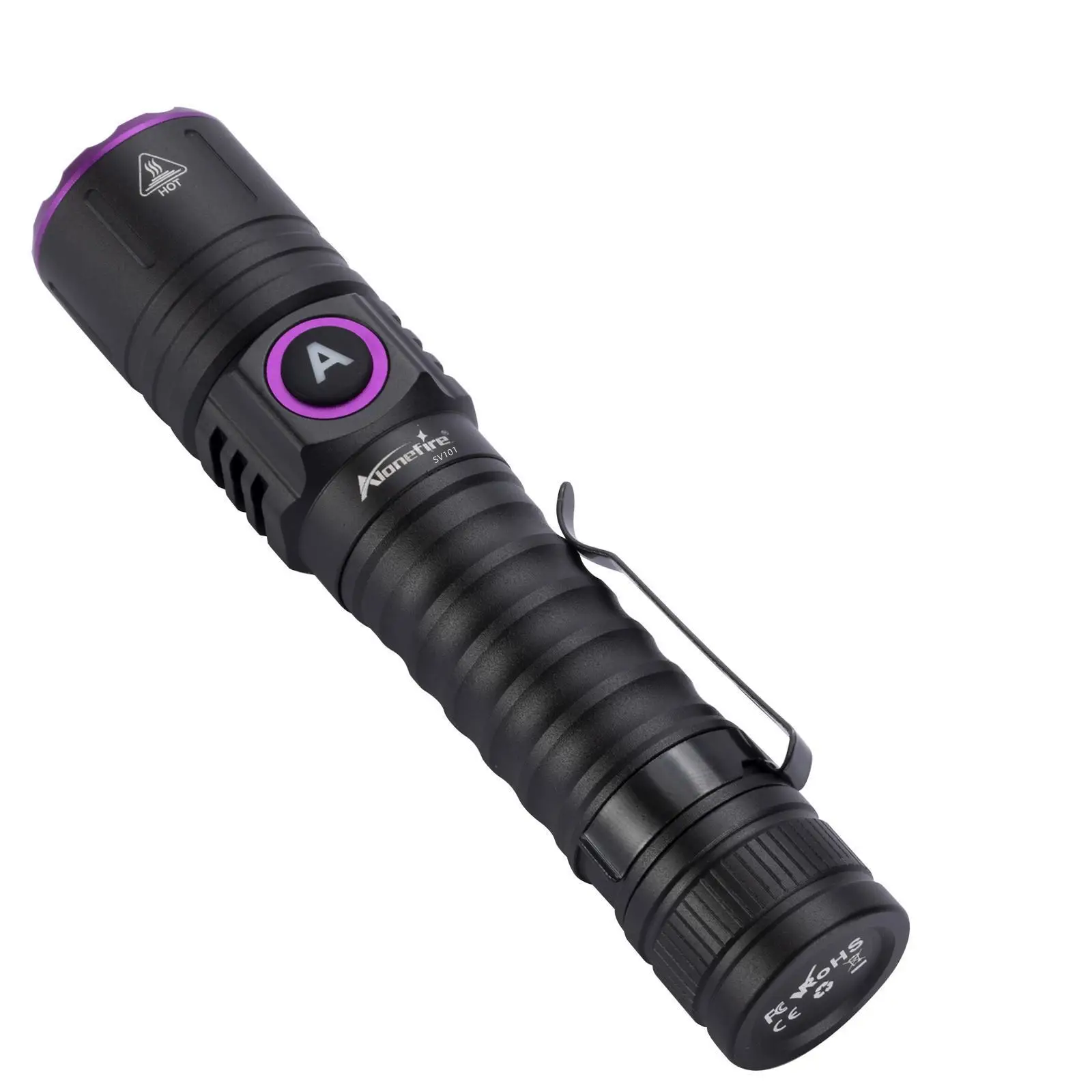 15W Hochleistungs-UV-Taschenlampe 395/365nm USB-Aufladbar für Katzen- und Hundeurin, Tinea, Erz, Geld, Skorpion, Fluoreszenzmarker, Violettes Licht – Detail 13