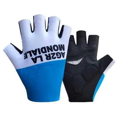 2024 INEOS GRENADIER BAHRAIN AG2R Team One Pair Half Finger Cycling Gloves MTB Road Mountain Bike Bicycle Gel Gloves