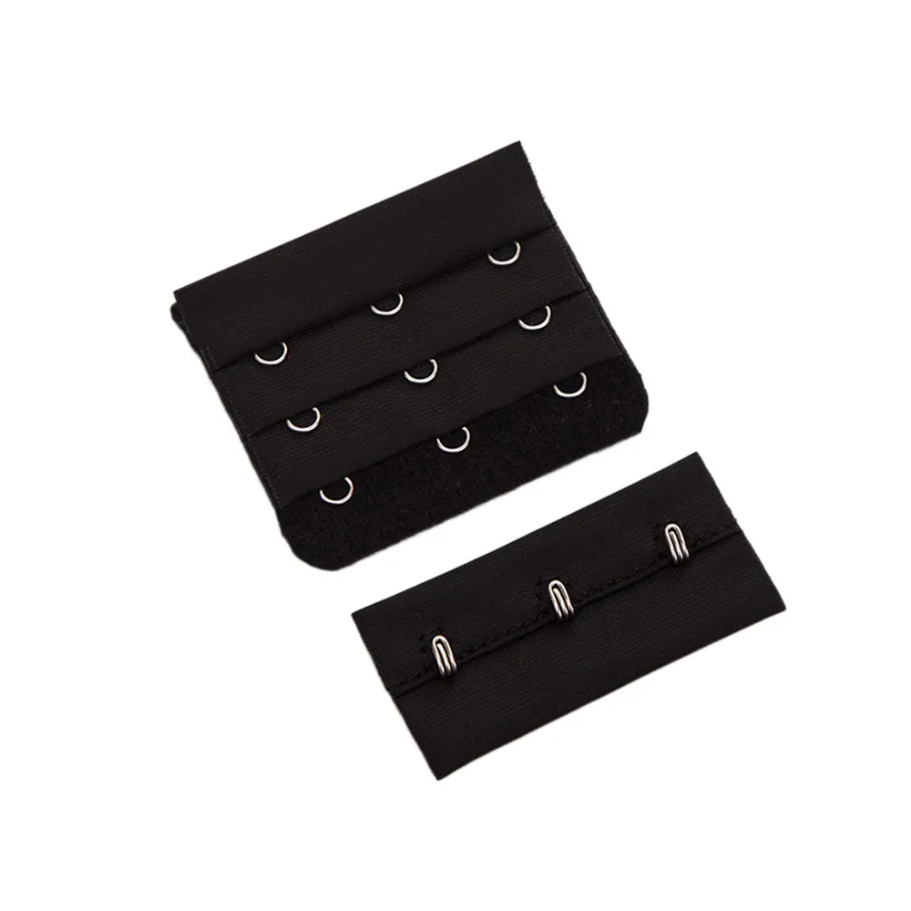 브래지어 익스텐더 스트랩 탑 란제리 속옷 액세서리, 브래지어 익스텐더 스트랩, 면 및 금속, 3 후크, 3 줄