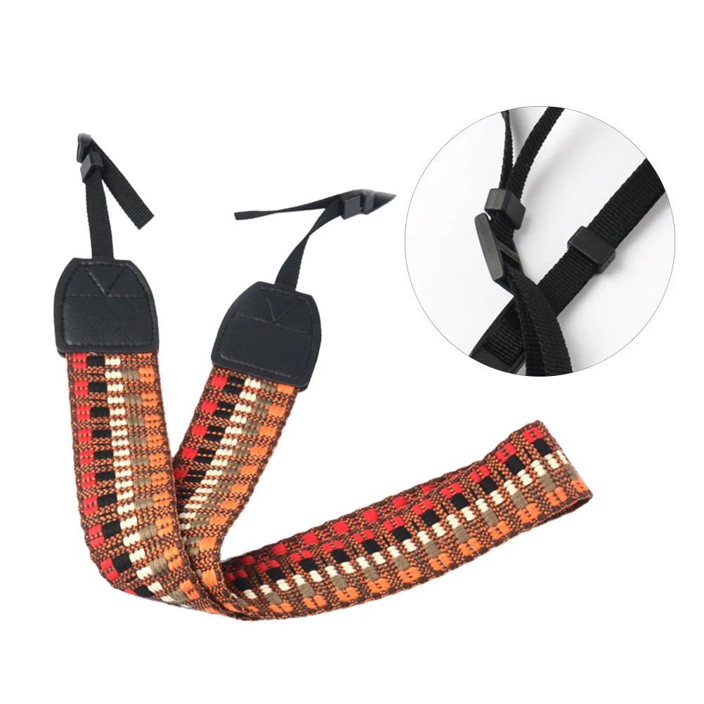 

Camera Strap Vintage Style Adjustable Dslr Neck Strap For Women Men Outdoor Travel High-Grade Cotton Comfortable