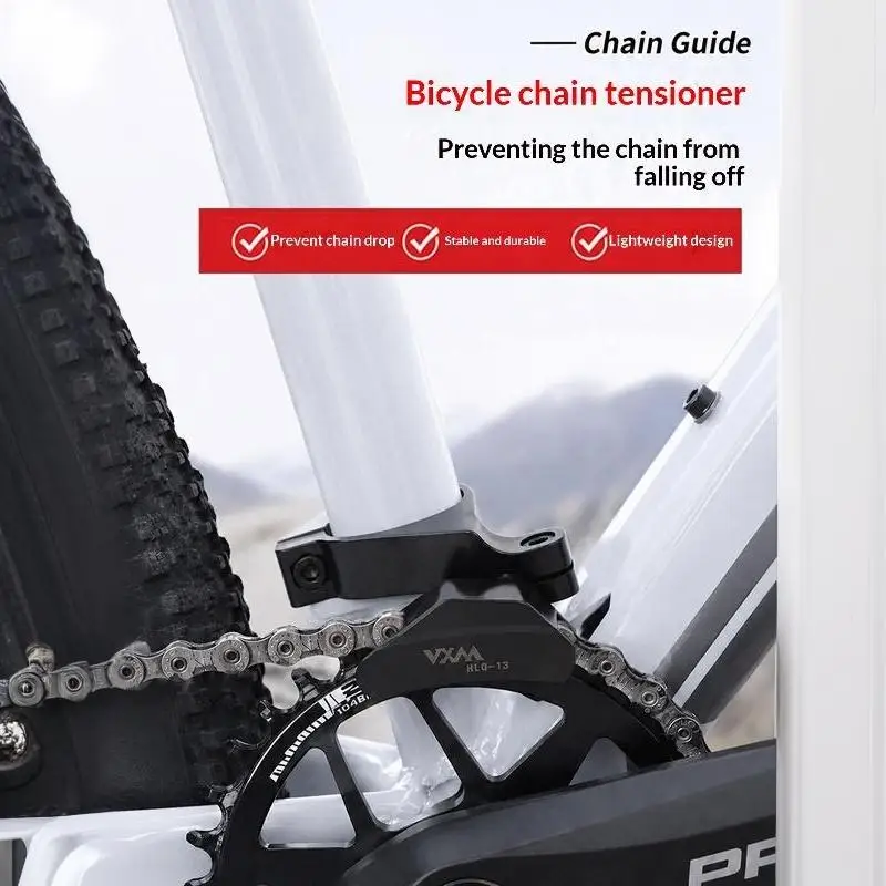 Bike Single Disc Chain Guide ABS Positive And Negative Tooth Chain Stabilizer Mountain Bike Front Derailleur Anti Drop Chain