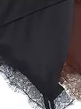 

HH 2026 Женский новый модный мини-топ без рукавов с кружевной отделкой и v-образным вырезом на спине, женский облегающий тонкий и легкий сексуальный топ