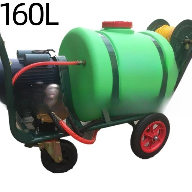 

Hand-pushed motor gasoline sprayer, four-stroke garden wheel spray disinfection machine