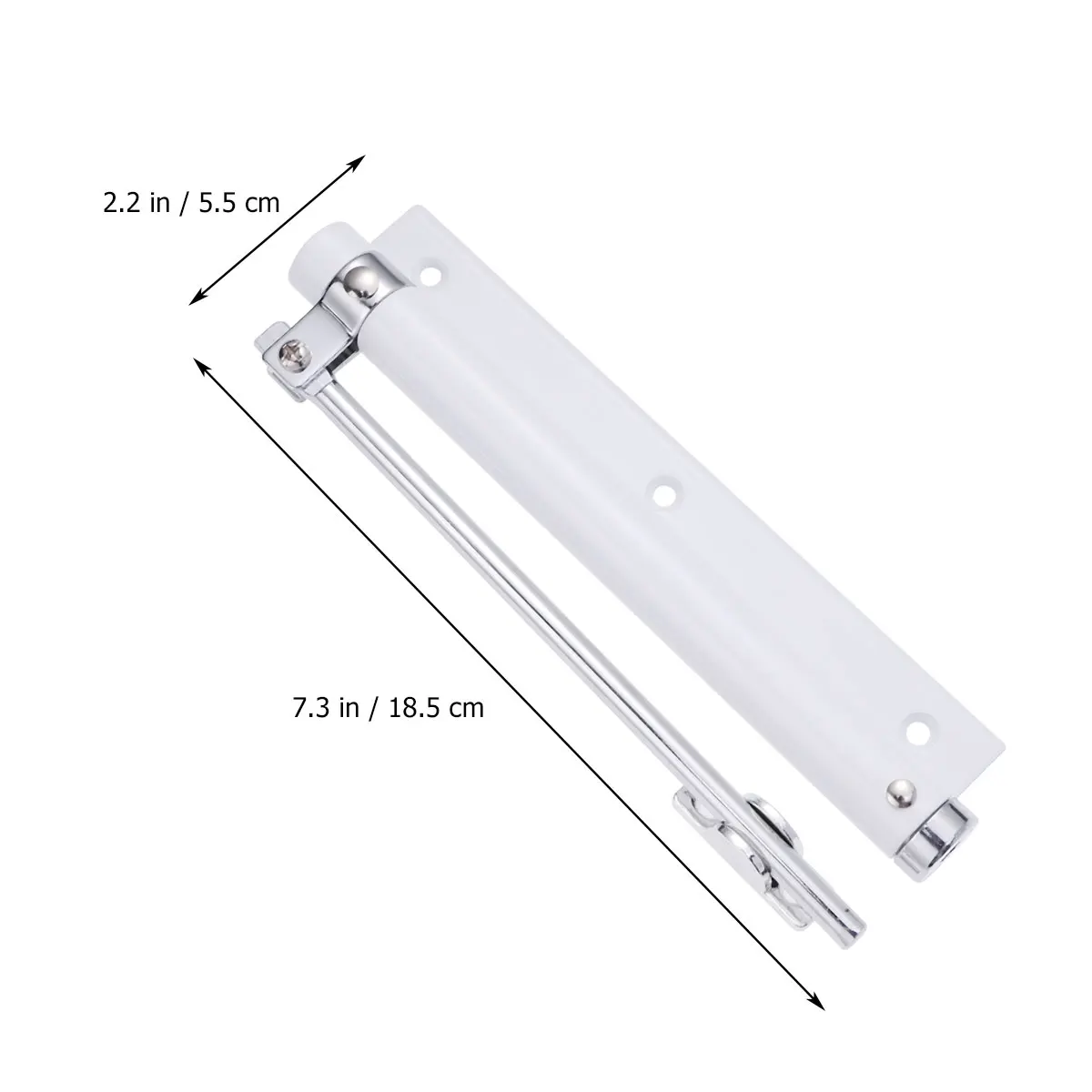 

Automatic Door Closer 35kg Max Weight Self Closing Hidden Buffer Mechanism Adjustable Thrust Suitable Wood Doors Indoor Doors