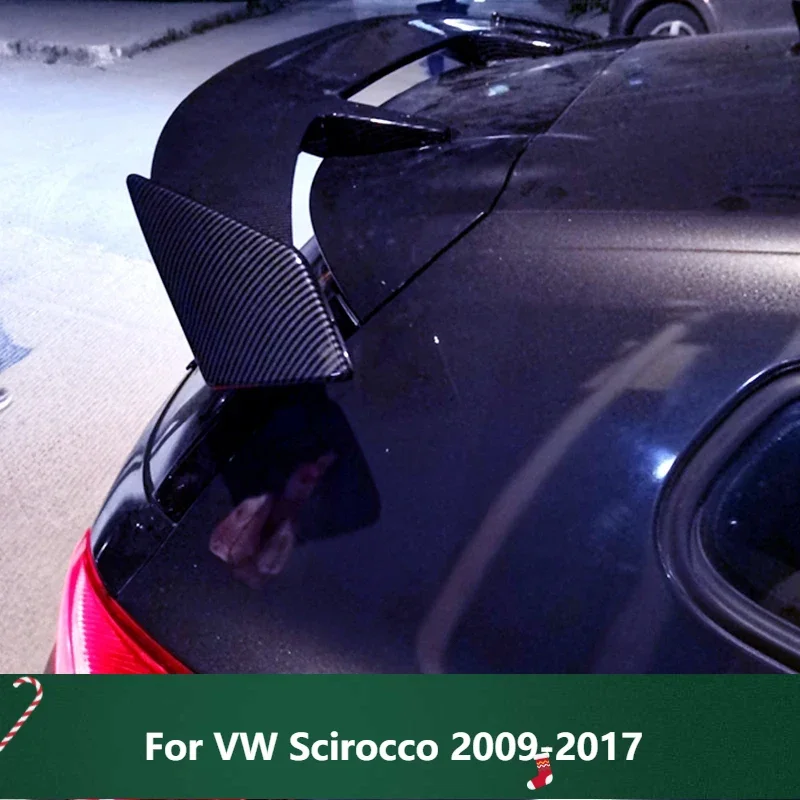 

New！ Carbon Surface Spoiler For VW Scirocco 2009-2017 Year Regular Standard ABS Material Car Refit Accessories