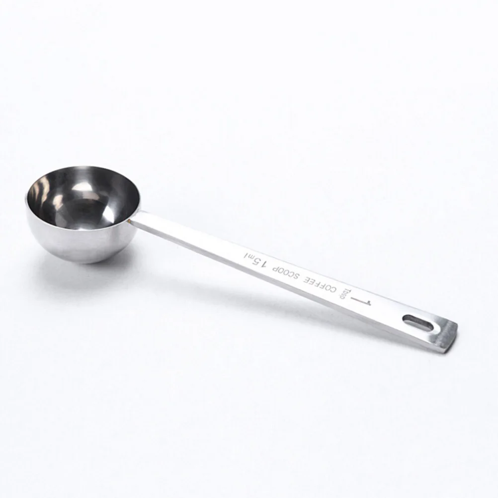 

5 pcs Coffee Scoops 15ML Tablespoon Long H Measuring Spoons Mini Sized Stainless Steel Dishwasher Safe Storage Solution