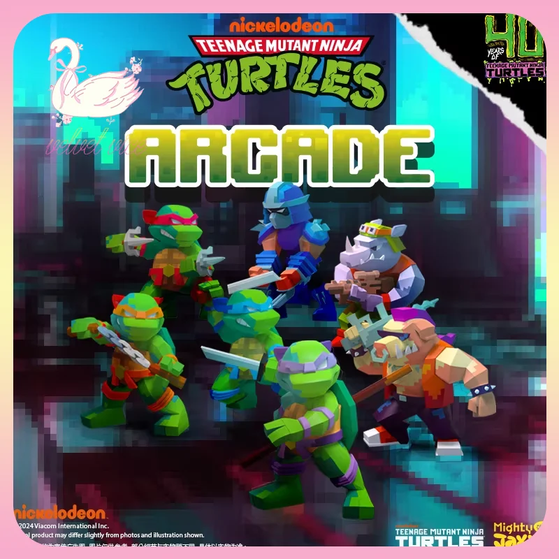 

Оригинальные фигурки MightyJaxx Arcade: серия Teenage Mutant Ninja Turtles, коллекционные фигурки в закрытой упаковке, подарок на день рождения для мальчиков