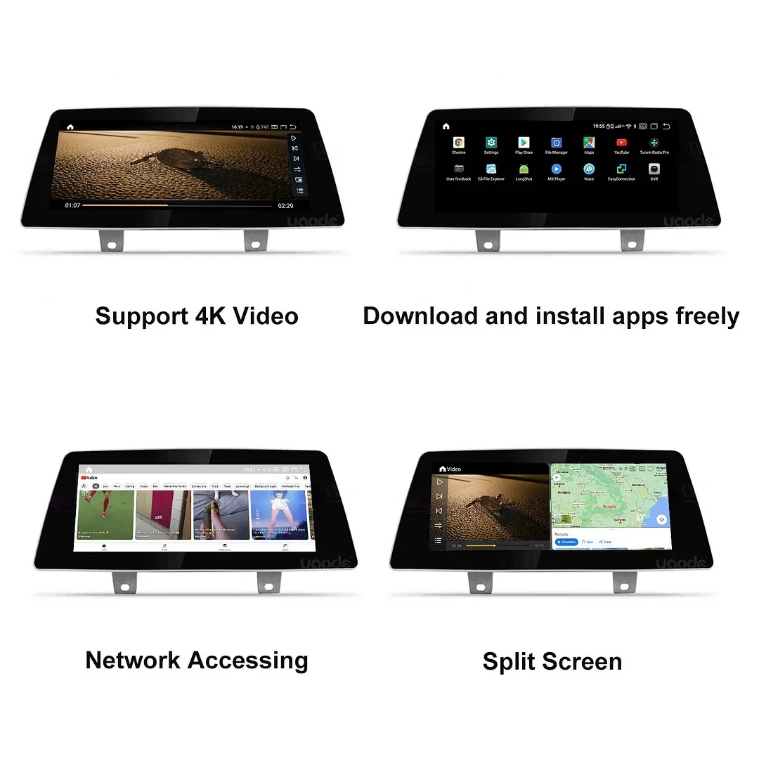 Ugode Android OS Wireless Carplay Auto Radio Touch Screen for BMW 5 Series G30 G31 EVO Multimedia Player GPS Navi WIFI Head Unit