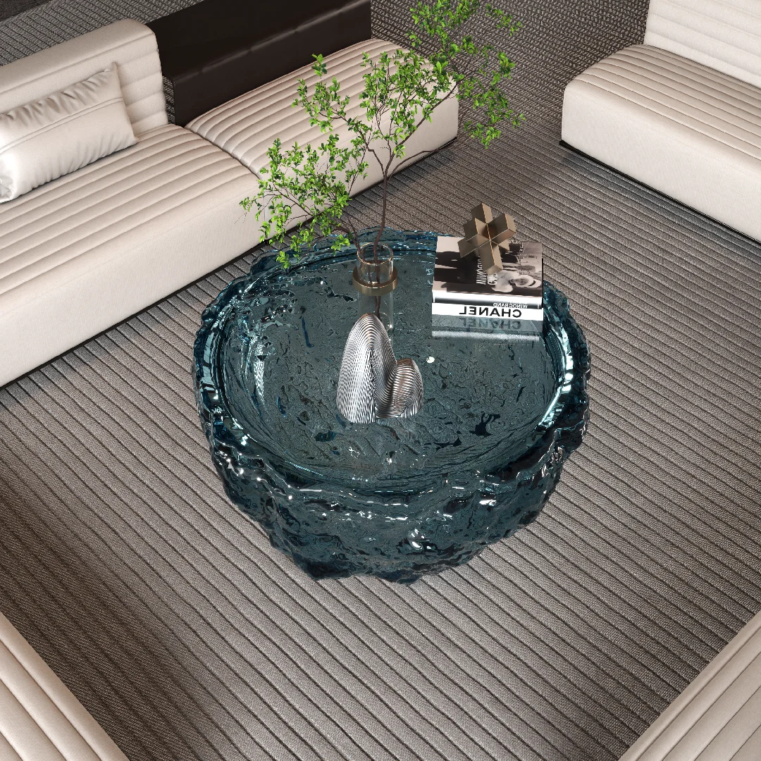 Le increspature dell'acqua blu sono adatte per ville/appartamenti con dimensioni e colori personalizzabili