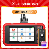 X-431 LAUNCH CRP123X V2.0 OBD2 Scanner Car Diagnostic Tool DIY Autoscanner Auto Code Reader Diagnost Scan OBDII Automotive NEW