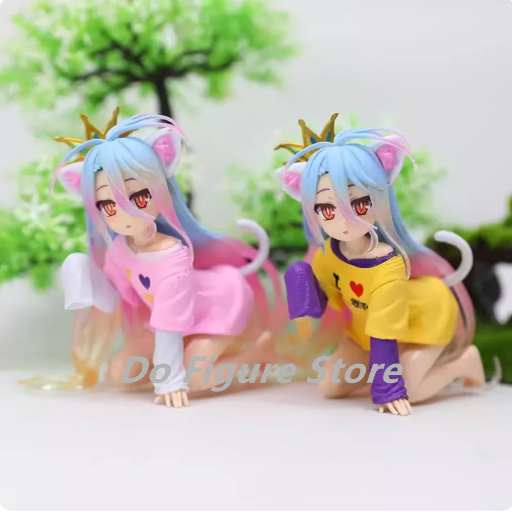 Anime Figur KEIN SPIEL KEIN LEBEN Action-figuren Shiro Animation Figuren Ornamente Sammlung Modelle Spielzeug Geschenke