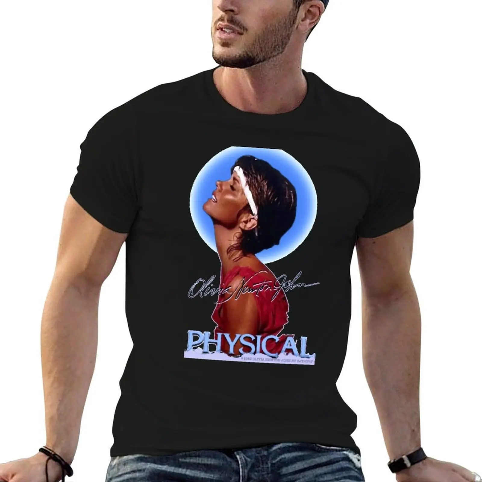 Olivia Newton-John - Physical- Xanadu - 80s - Grease T-Shirt t shirts for man pack white man t shirt cotton high quality T-Shirt