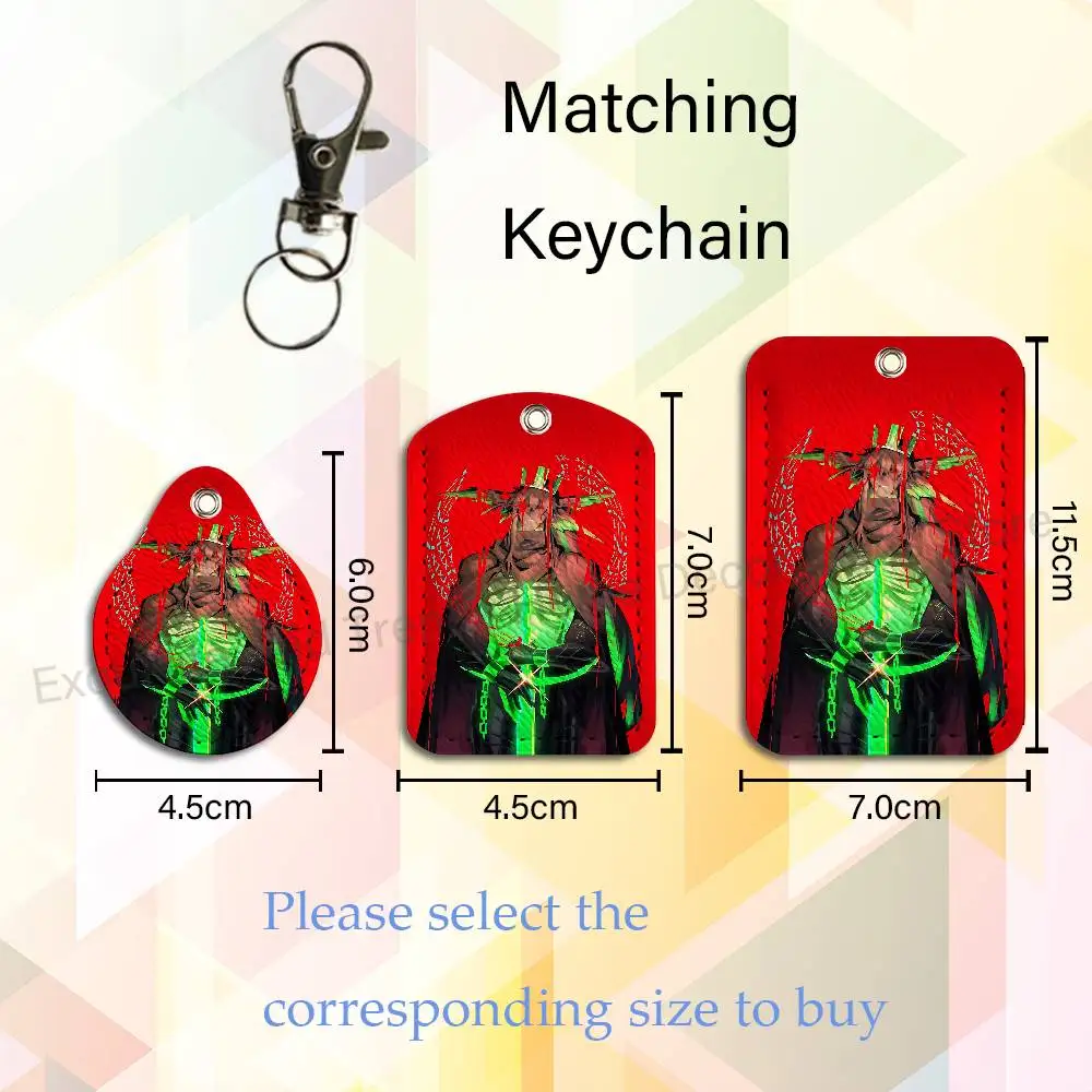 1x1x1x1 Cool F-Forsakens-S Premium PU Leather Card for Daily Use Holder Card Case with Metal
