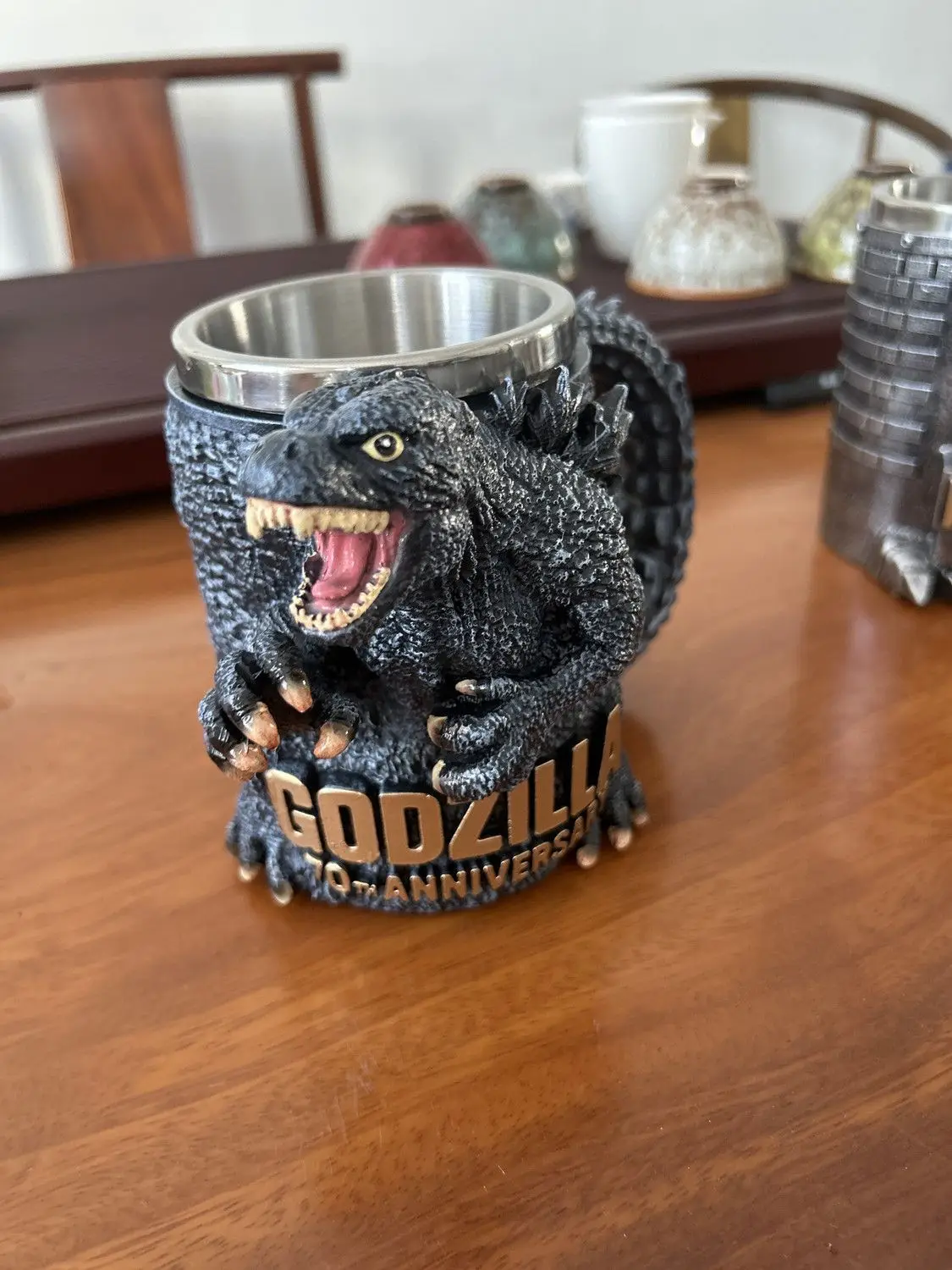2025 New Godzilla 70th Anniversary3D Mug Godzilla 70th Anniversary Resin Mug  Alien Coffee Cup Water Cups for Home - AliExpress 26