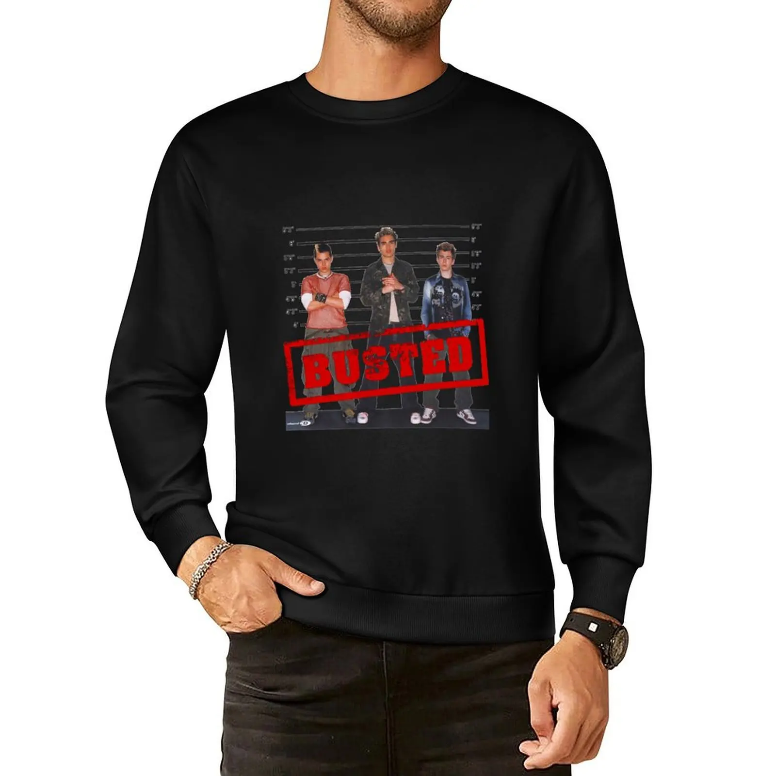 

Busted circa 2002 Pullover Hoodie mens clothing men clothes oversize sweatshirt